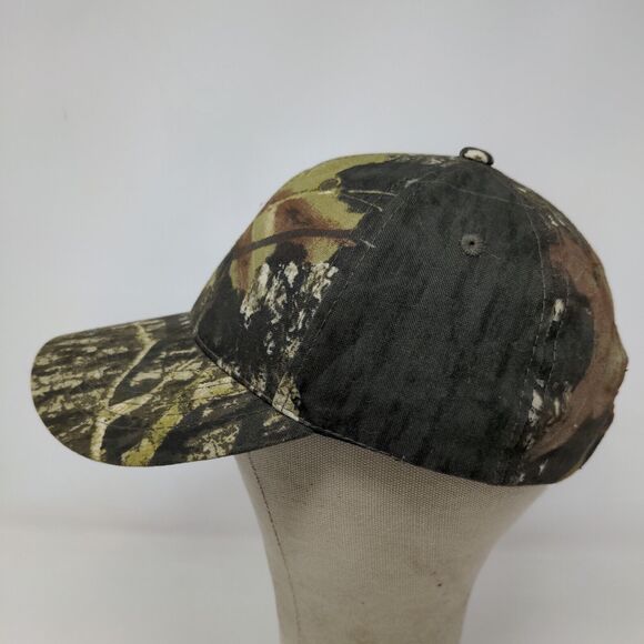Mossy Oak Break Up Men's Strapback Camo Hat Green Brown OSFM - Picture 4 of 9
